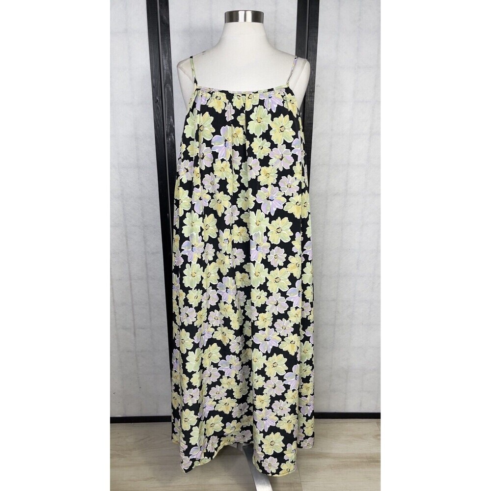Annorlunda cami maxi smock dress in retro floral. Size: 2 ASOS $118